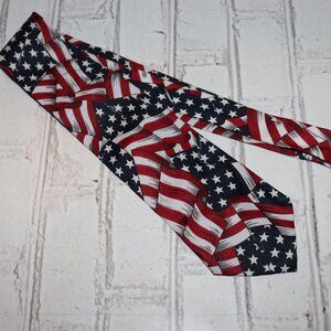 ✨ Vintage Handmade American Flag Tie by Next (56" x 4")